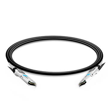 Mellanox MCP1650-H01AE30 Совместимый 1.5 м (5 футов) HDR 200G QSFP56 - QSFP56 PAM4 Пассивный медный твинаксиальный кабель прямого подключения