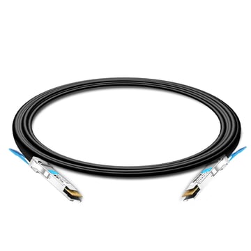 Mellanox MCP1660-W00AE30 Совместимый 0.5 м (1.6 футов) 400G QSFP-DD - QSFP-DD PAM4 Пассивный медный твинаксиальный кабель прямого подключения