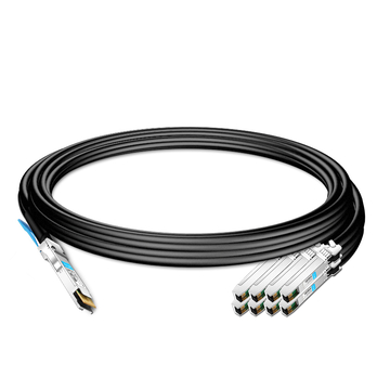 Mellanox MCP7F80-W02AE28 Совместимый 2.5 м (8 футов) 400G QSFP-DD с 8x 50G SFP56 пассивным прямым подключением Twinax Медный разводной кабель