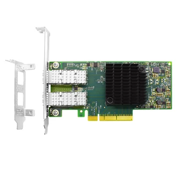 NVIDIA Mellanox MCX4121A-ACAT-совместимый сетевой адаптер ConnectX-4 Lx EN, двухпортовый 25GbE SFP28, PCIe3.0 x 8, высокий и короткий кронштейн