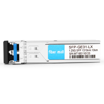 1310nm Compatible with Juniper SFP 1000BASE-LX 10km LC SMF JX-SFP-1GE-LX
