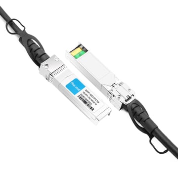 HPE Aruba J9281A Совместимый медный кабель прямого подключения 1G SFP+ к SFP+ длиной 3 м (10 футов) с пассивным прямым подключением