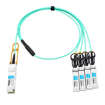 Cisco QSFP-4X10G-AOC2M Совместимый 2 м (7 фута) 40G QSFP + к четырем 10G SFP + активный оптический переходной кабель