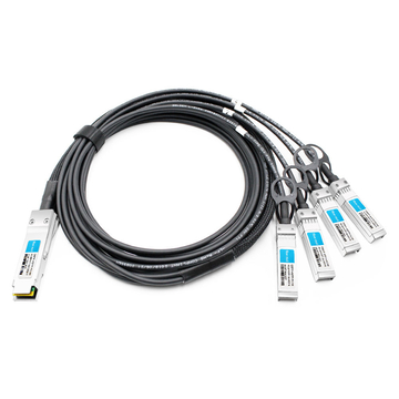 Cisco QSFP-4SFP10G-CU1M Совместимый 1 м (3 фута) 40G QSFP + к четырем медным кабелям прямого подключения 10G SFP +