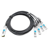 QSFP-4SFP-PC5M 5m (16ft) 40G QSFP+ to Four 10G SFP+ Copper Direct Attach Breakout Cable