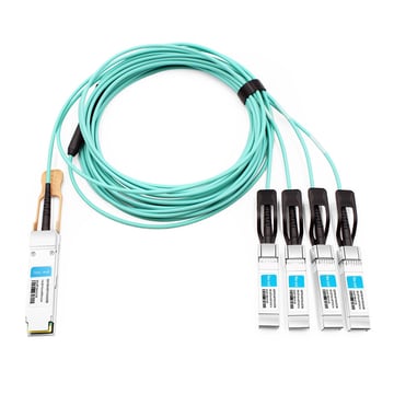 Juniper JNP-100G-AOCBO-5M Compatible 5m (16ft) 100G QSFP+ to Four 25G SFP28 Active Optical Breakout Cable