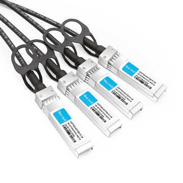 Extreme 25GB-4-C01-QSFP28 Совместимый 1 м (3 фута) 100G QSFP28 к четырем 25G SFP28 Медный переходной кабель прямого подключения
