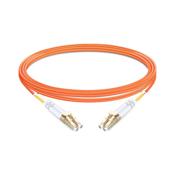 1 м (3 фута) дуплексный многомодовый оптоволоконный кабель OM1 LC - LC UPC PVC (OFNR)